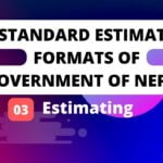 Standard estimate formats of government of Nepal